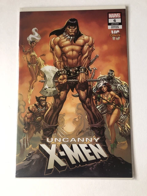 Uncanny X-Men 6 2018 J Scott Campbell Conan Vs Marvel Variant Nm