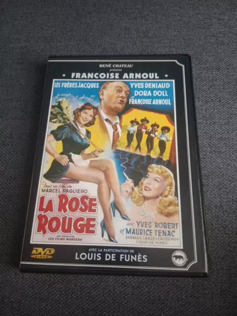 La rose rouge - René Chateau - DVD Louis De Funès/ Les Frères Jacques