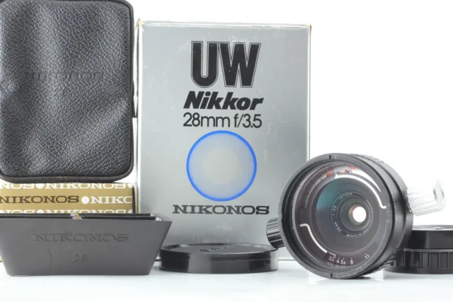 [MINT in Box] Nikon UW Nikkor 28mm F3.5 Lens For Nikonos w/viewfinder From JAPAN