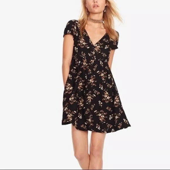 Denim & Supply Ralph Lauren floral babydoll dress S small