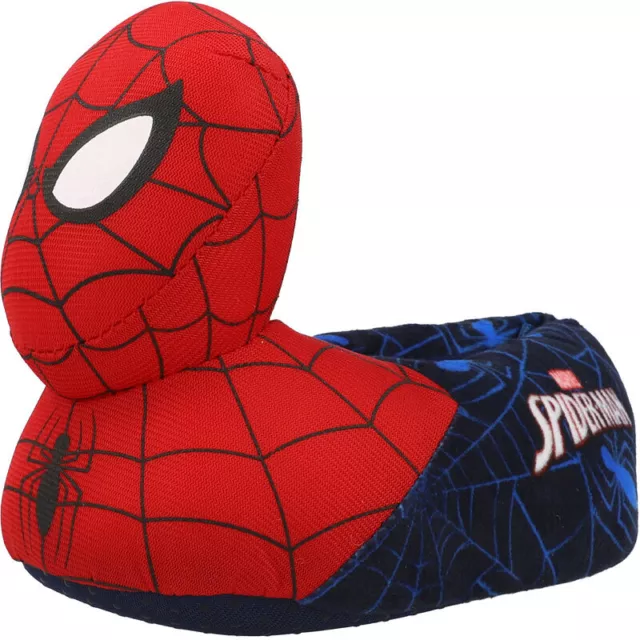 Spider-Man Hausschuhe rot/dunkelblau Textilhausschuhe
