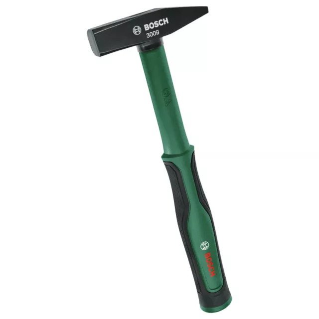 Bosch Engineer’s Hammer 300g (Softgrip Handle; High-Carbon Steel; Low Vibration)