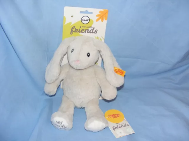 Steiff Hoppie Musical Rabbit 242465 Brand New Gift New Baby My First Rabbit