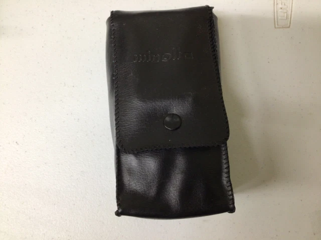 Minolta Auto 320x Shoe Mount Electroflash For Konica Minolta Film Camera W/Case