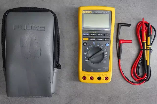 Fluke 187 True-RMS digital multimeter with TL175