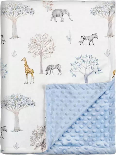 Baby Blanket Newborn Gifts Soft Plush Blankets Backing Fleece Fabric Essentials