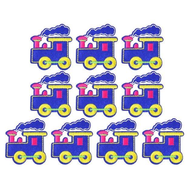 10 pz toppe in tessuto cucito zaino striscione ricamo bambino