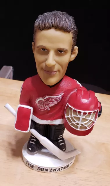 HASEK  "THE DOMINATOR" RED   BOBBLEDOBBLE Ceramic Bobblehead  "Rare Red Edition"