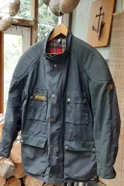 Vintage Belstaff Motorcycle Jacket  Weather Proof, Insulated, Black