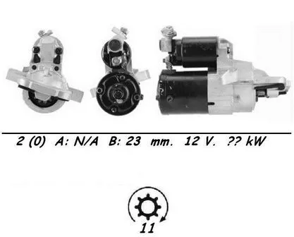 Genuine WAI Starter Motor for Mazda MX5 MZR18/L8-DE 1.8 Litre (11/2005-11/2010)