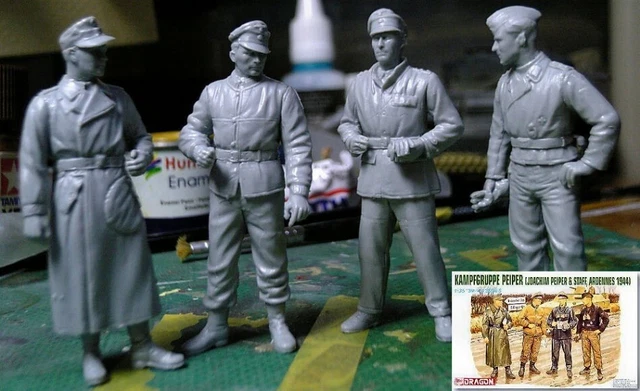 MODELLINO MODEL KIT figure militari diorami Dragon KAMPFGRUPPE 1:35 ...