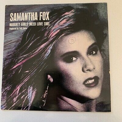 SAMANTHA FOX  Naughty Girls (Need Love Too) ~ 1987 12" PINK VINYL SINGLE FOXY T9