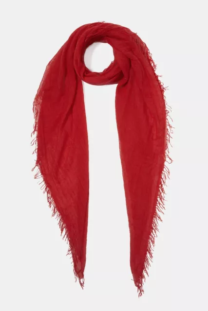 Chan Luu Soft Cashmere & Silk Scarf Wrap Solid VALIANT POPPY Red BRH-SC-140