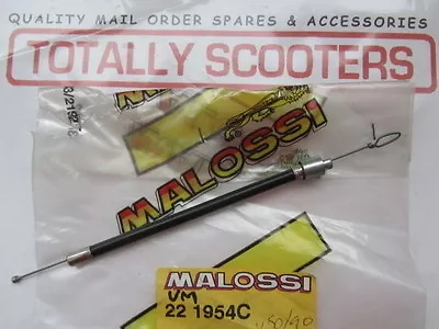 VESPA MALOSSI SHORT CHOKE CABLE - PART PHBL 22 1954C - suit SMALL FRAME or PK