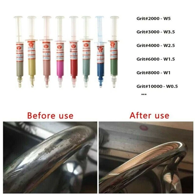 12x Diamant Rodage Pâte 320~10000 Cran W0.5-W40 Polir Composé Diamant US
