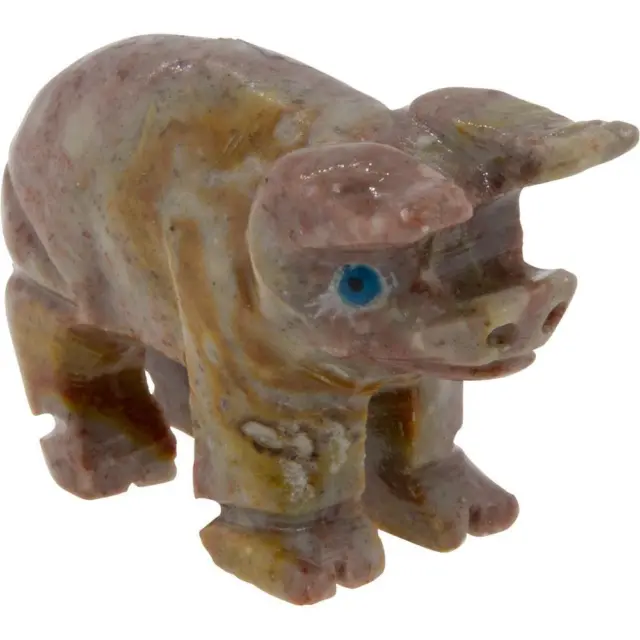 Barn Pig Peruvian Dolomite Spirit Animal, Pocket Totem, Worry Comfort Stone!