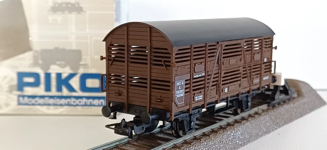 Wagon PIKO Prefo – Bi-foudre à Guérite SNCF – Échelle HO – État Neuf