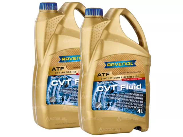 8 Liter (2x4L) RAVENOL CVT Fluid Automatikgetriebeöl, 1211110