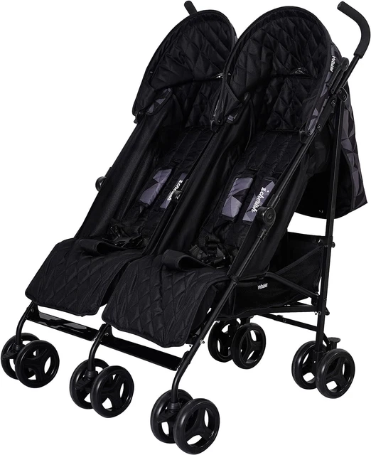 twin double stroller buggy pushchair