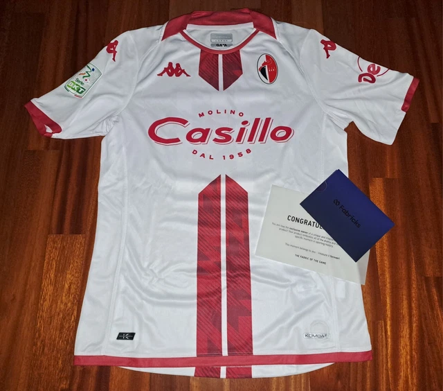 Maillot De Match Worn Bari Serie D (Mattera) - Maillot Extérieur Kappa, Porté En Match