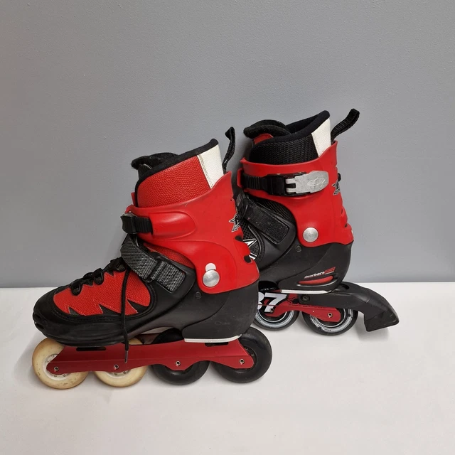 Salomon 237 UFS FSK Crossmax Inline Skates 80/76mm UK 6.5 Eu 40 Us 7 Black Red