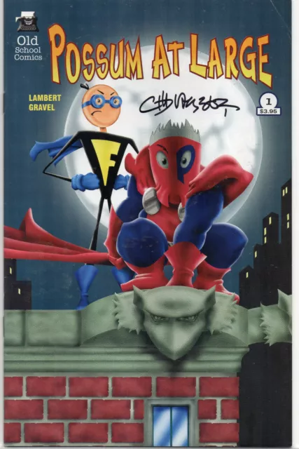 POSSUM AT LARGE #1 Old School Comics Signed Chad Lambert 2003