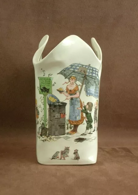 Superbe Pichet En Faience De Creil Montereau Decor Froment Richard