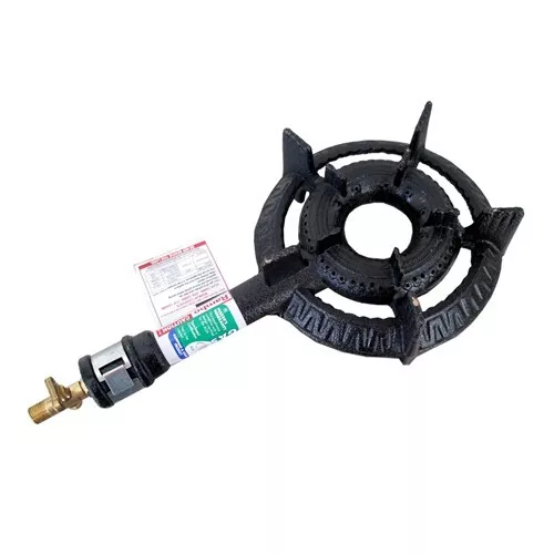 Free 1.2m Hose & Regulator New 1 Ring Wok Burner LPG Gas Portable Cooker C20LPR