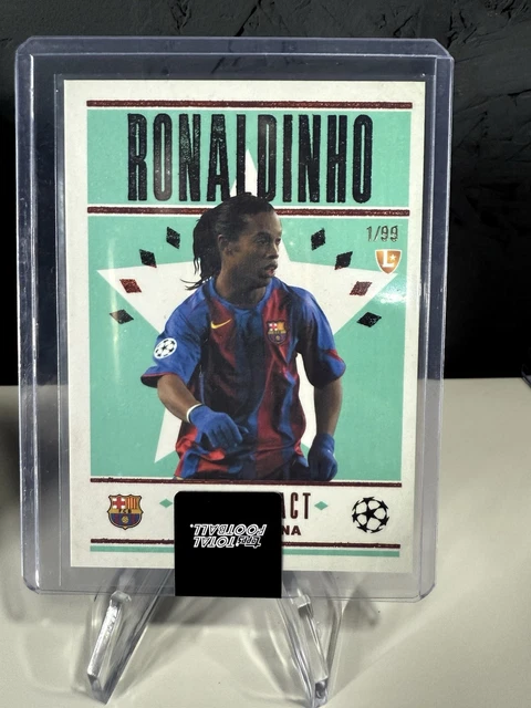 Topps TOTAL FOOTBALL ロナウジーニョ　1/1 RONALDINHO TOPPS TOTAL FOOTBALL 20224 2025 #117 BARCELONA 18