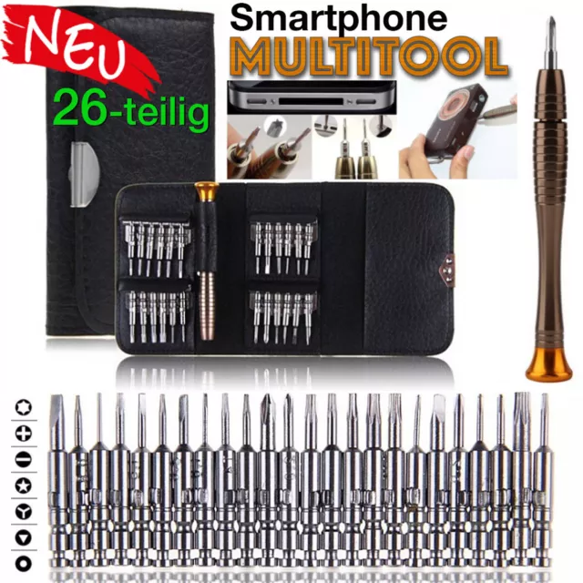 Reparatur Werkzeug Schraubendreher Präzisions Set MULTITOOL Smartphone iPhone PC