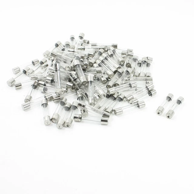 100Pcs 250 Volts 15Amp Rapide Action Verre Tube Fusibles 6x30mm