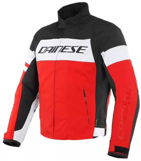 Blouson Moto Dainese Lightning D-Dry Jacket Imperméable Homme Rouge