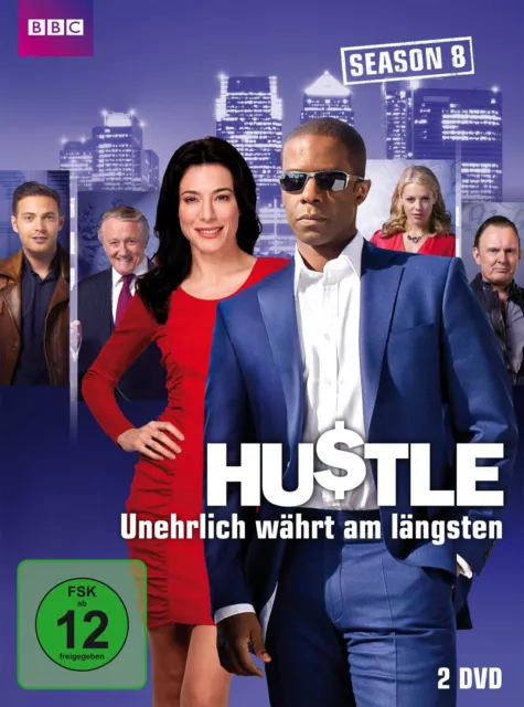 Hustle - Unehrlich währt am Längsten - Season 8 (BBC) 2-DVD, Deutsch, Englisch