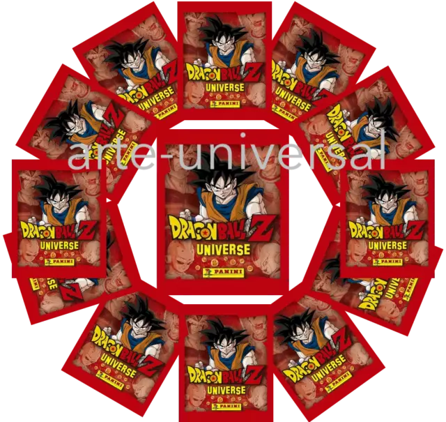 25 PACKS - Dragon Ball Z Universe PANINI Stickers collection