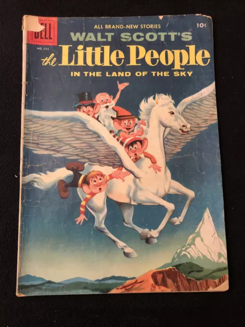 Walt Scott’s The Little People In The Land Of The Sky 692 Dell 1956 Cd
