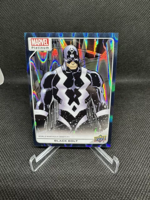 2023 Upper Deck Marvel Platinum Black Bolt #198 Teal Wave /799