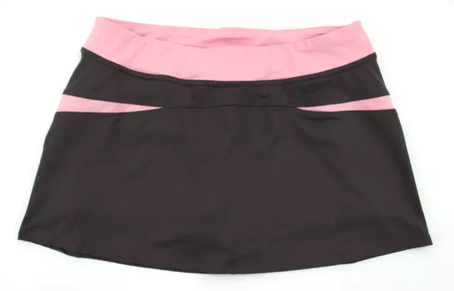 C9 Champion Skirt Skort Womens Medium Pink Brown Stretch Lined Golf Tennis