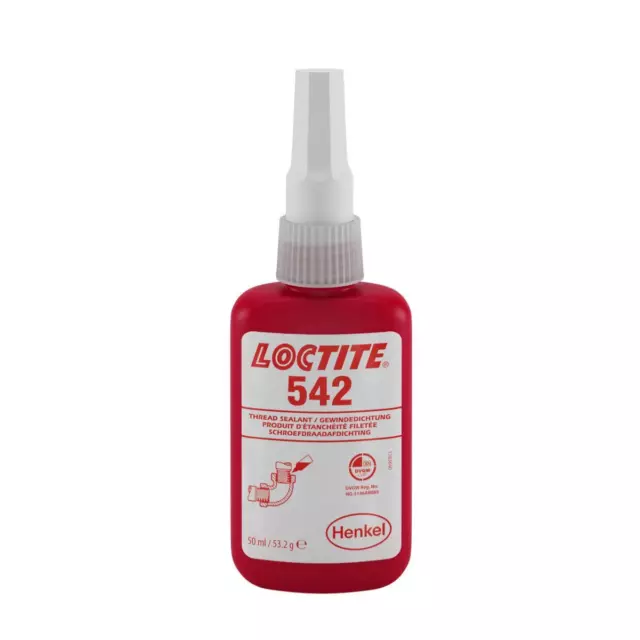 LOCTITE 542 ETANCHEITE FILETEE TUYAUX ET RACCORDS EN METAL, 50 mL