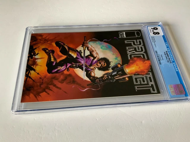 Prophet V2 1 Cgc 9.8 White Pages Variant Cover Boris Vallejo 1 Of 2 Image Comics 9