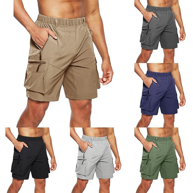 Pantaloncini cargo da uomo di qualità per qualsiasi attività all'aperto legger