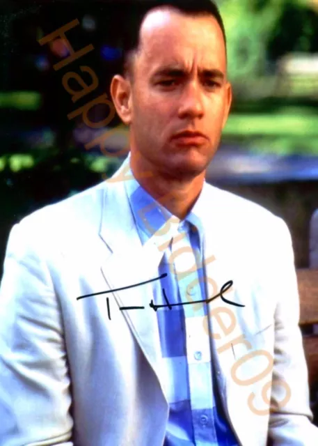 Tom Hanks Forrest Gump Beautiful Signed 7x5 Photo