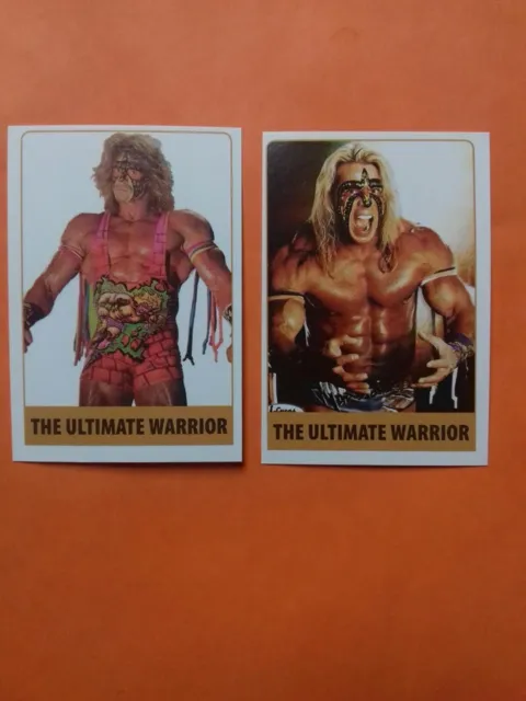 The Ultimate Warrior WRESTLING 2 Stickers By RAFO WWE, WWF, RAW, UNDERTAKER