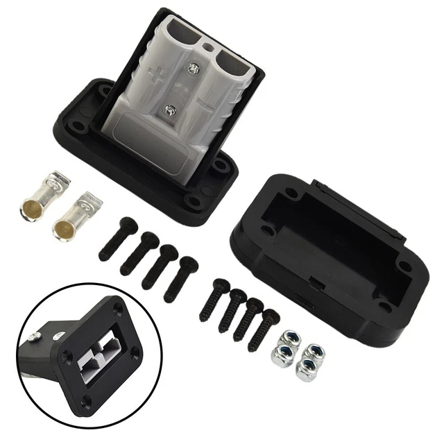 For 50A For Anderson Plug Connector Flush Mount Bracket Panel Cover - Caravan /
