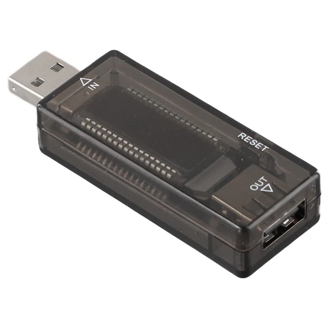 Testeur USB Voltmètre Ampèremètre LCD - Précision ±1% - Pour Mesurer Tension Et Courant - Neuf