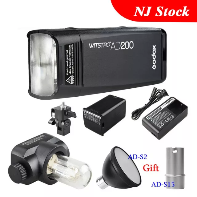 Godox AD200 TTL Dual Head Pocket Flash F Canon Nikon Sony Fujifilm Pentax Lumix