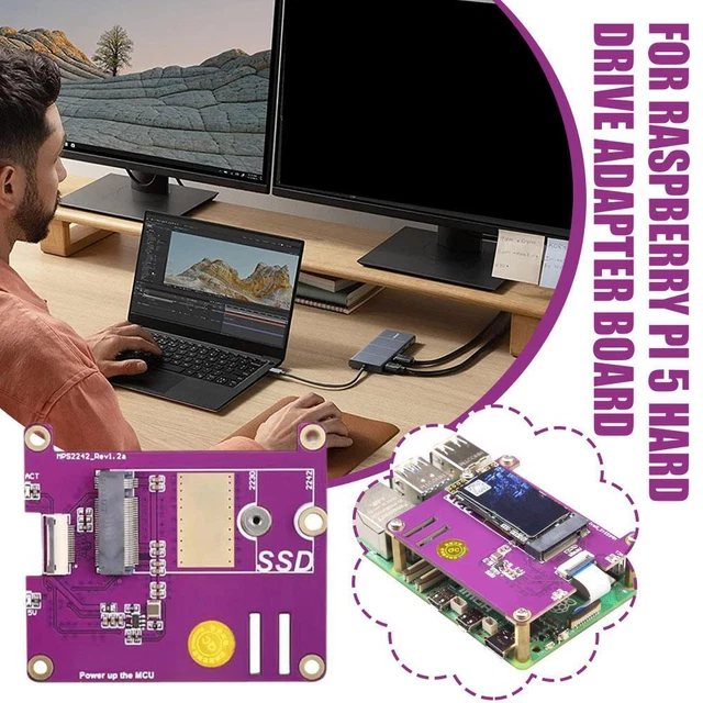 FOR RASPBERRY PI 5 SSD Transfer Disk Support PCle X1 Gen2 Gen3 Modes ...