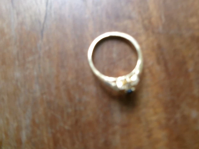 Bague Vintage Style Victorien En Marcassite Et Cuivre Argenté - Taille 50 - Occasion