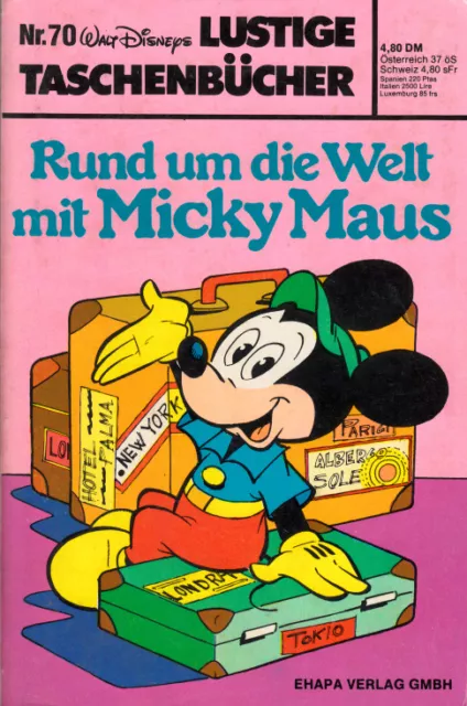 LTB 70 schöner ZUSTAND (1-2) 1.Auflage 1980 Disney Lustiges Taschenbuch