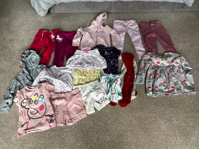 bundle of girls clothes versace, peppa pig, john Galliano etc mostly 4-5 years