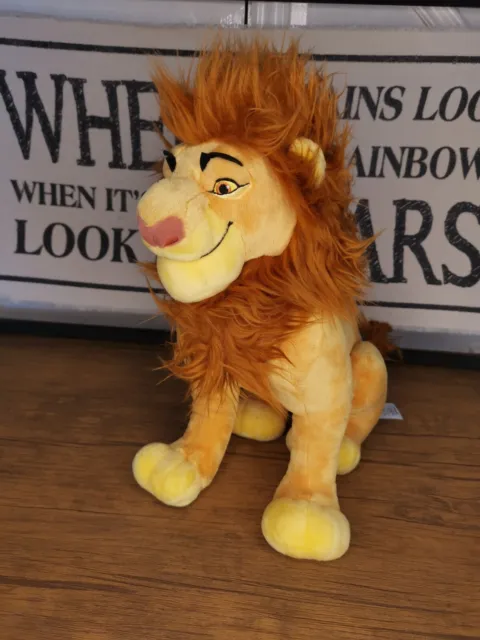 Official Disney The Lion King 35cm Mufasa Soft Plush Toy